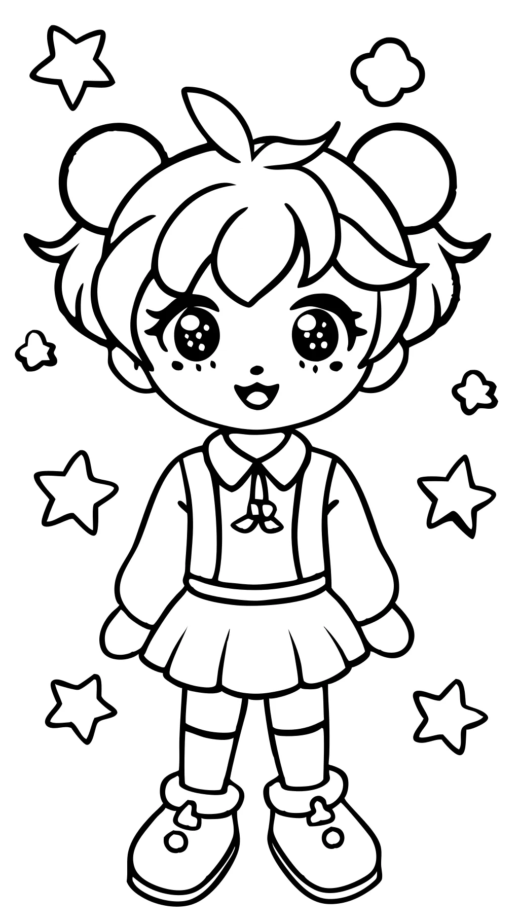 gacha life coloring page